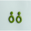 Boucles d'oreilles - Eline - Olive