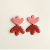 Boucles d'oreilles - Frances - Pink/Red