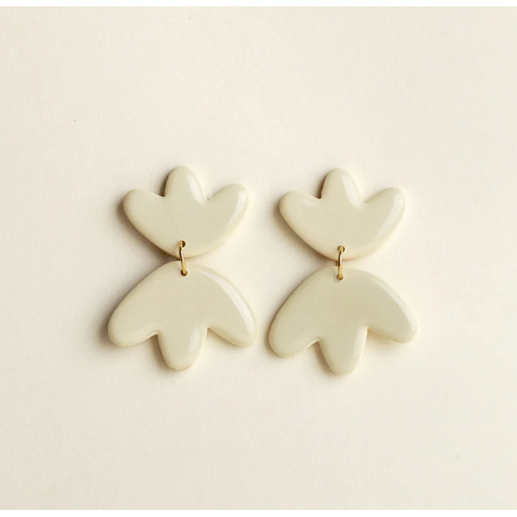 Boucles d'oreilles - Frances - Ivory