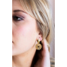 Boucles d'oreille - Brune