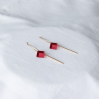 Boucles d'oreilles - allure - 15 - rose