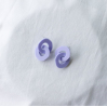 Boucles d'oreilles - glance - 03 - vert et lilas