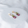 Boucles d'oreilles - glance - 04 - lilas