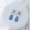 Boucles d'oreilles - glance - 06 - bleu