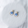 Boucles d'oreilles - glance - 12 - bleu