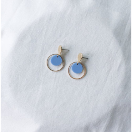 Boucles d'oreilles - glance - 12 - bleu