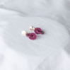 Boucles d'oreilles - allure - 09 - rose