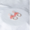 Boucles d'oreilles - allure - 16 - rose