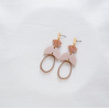 Boucles d'oreilles - allure - 01 - rose