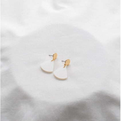 Boucles d'oreilles - glow - 01 - blanc