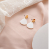 Boucles d'oreilles - glow - 01 - blanc