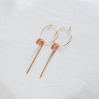 Boucles d'oreilles - sparkle - 06 - copper