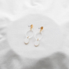 Boucles d'oreilles - glow - 04 - blanc