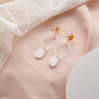 Boucles d'oreilles - glow - 04 - blanc