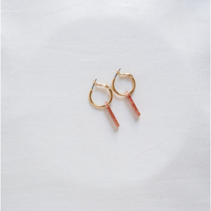 Boucles d'oreilles - sparkle - 01 - copper