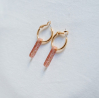 Boucles d'oreilles - sparkle - 01 - copper