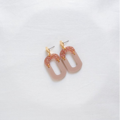 Boucles d'oreilles - sparkle - 14 - copper