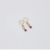 Boucles d'oreilles - petite - 03 - dark pink