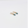 Boucles d'oreilles - petite - 01 - sea green