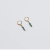 Boucles d'oreilles - petite - 02 - sea green