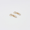 Boucles d'oreilles - petite - 01 - beige