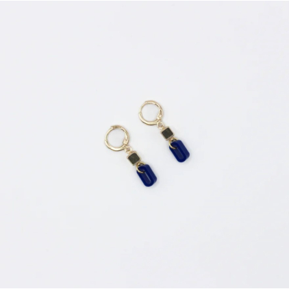 Boucles d'oreilles - petite - 01 - blue