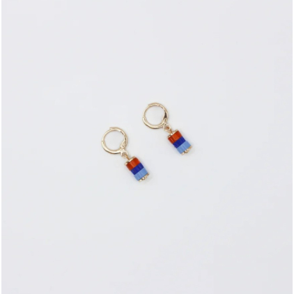 Boucles d'oreilles - petite - 04 - blue