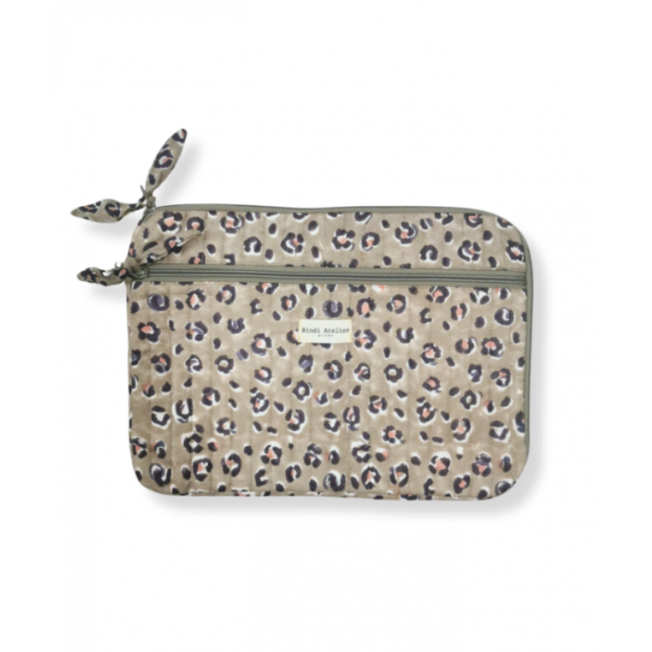 Pochette ordinateur 13" - Bengal - Tilleul