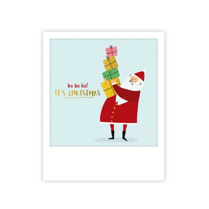 Mini carte postale - ho ho ho - Christmas - XMP0192EN