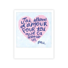 Mini carte postale - j'ai tellement d'amour - MP1049FR