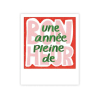 Mini carte postale - une année pleine de bonheur - XMP0266FR