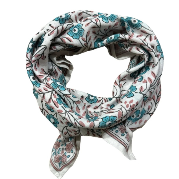 Foulard Bellis - Aqua