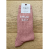 Chaussettes - Petite conne - rose paillettes - 36/40