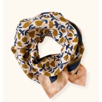 Big Foulard Latika - Tulipe - Macadamia