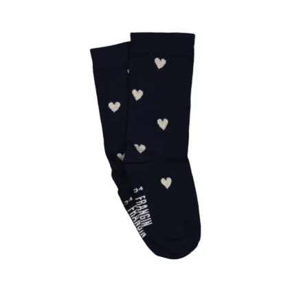 Chaussettes Georgette - Coeur Bleu Marine