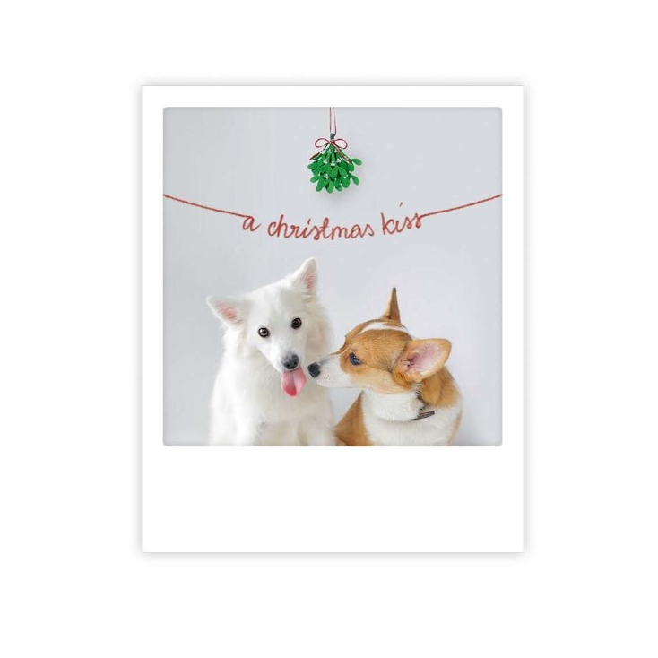 Carte postale a christmas kiss XM0137EN