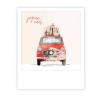 Carte postale Red christmas car XM0329FR