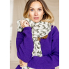 Foulard en laine Anisha - Florets - Organic