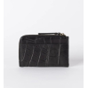 Lola Coin Purse - Croco Black