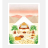 Affiche décorative - Medium - Glamping - 30x40 cm