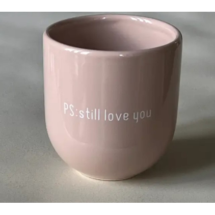 Mug - PS : still love you - rose