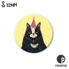 Petit magnet - Grumpy party cat - MSA0304