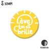 Petit magnet - Leve toi et brille - MSQ0439FR