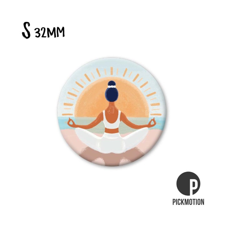 Petit magnet - Yoga girl sun - MS0631