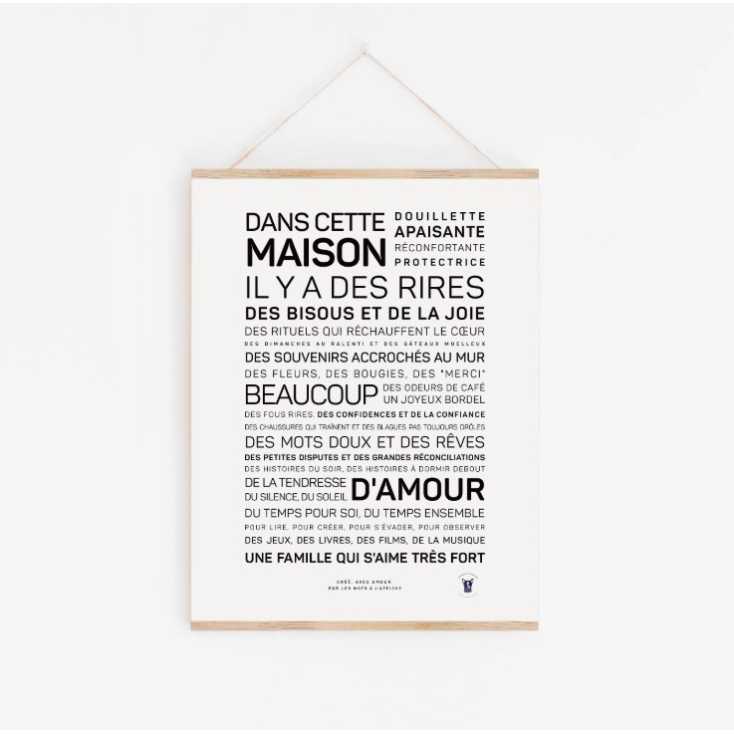 Affiche A3 - La maison de famille