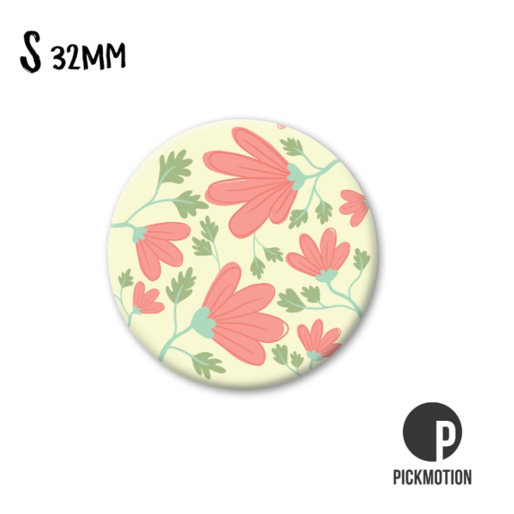 Petit magnet - Orange Flowers - MSP0257