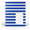 Notebook - Uma - Flat lay Paper Weekly Planner - Medium - Bright blue stripe