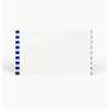 Notebook - Uma - Flat lay Paper Weekly Planner - Medium - Bright blue stripe