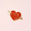 Pin's émaillé - Coeur "Trop de love"