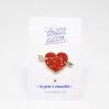 Pin's émaillé - Coeur "Trop de love"